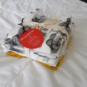 Opalhouse 6 Pack Washcloths Elephants &grey stripe